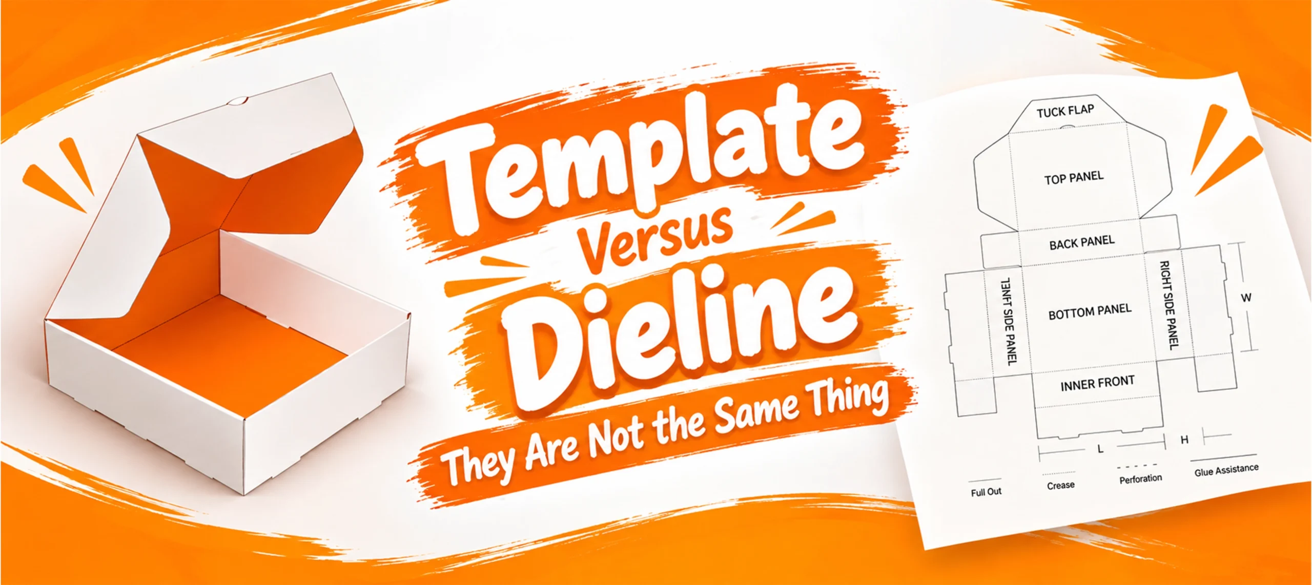 Template Versus Dieline They Are Not the Same Thing