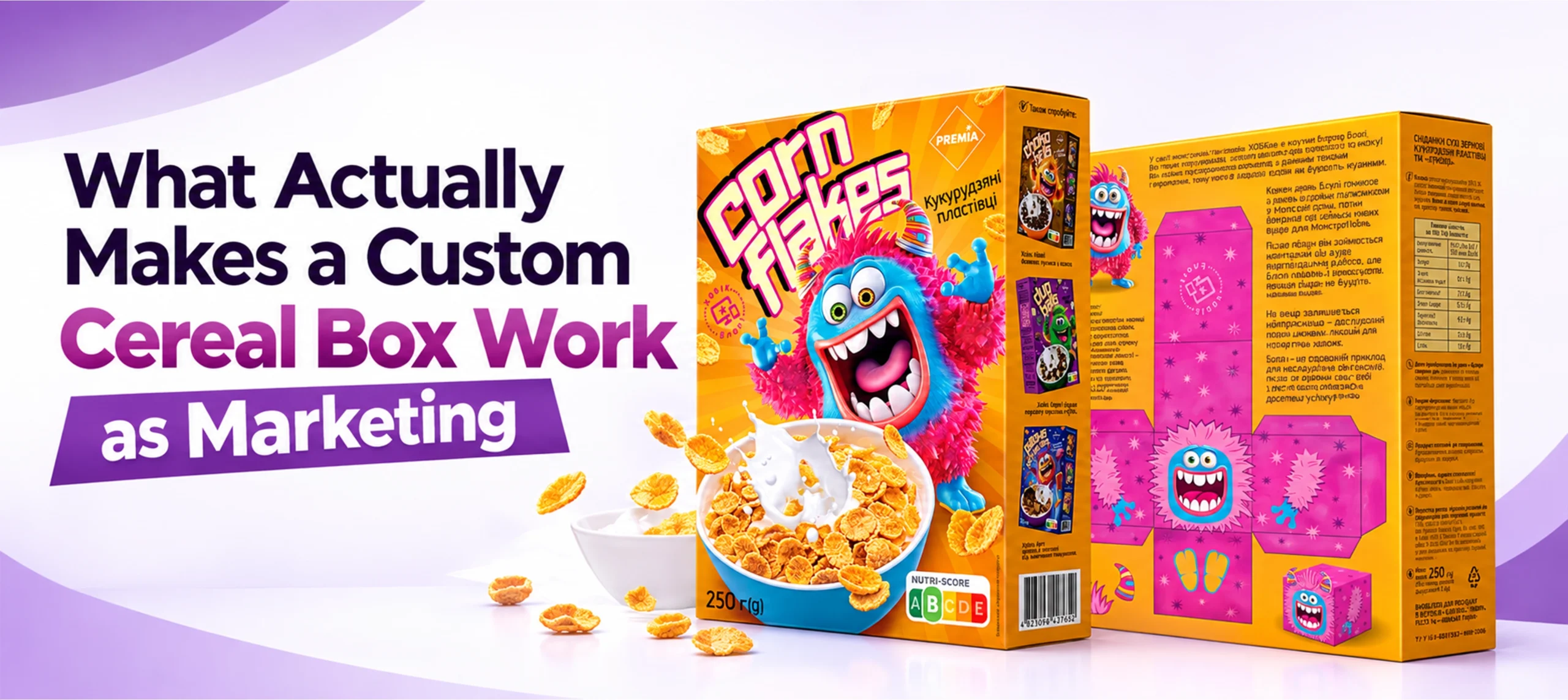 What Actually Makes a Custom Cereal Box Work as Marketing
