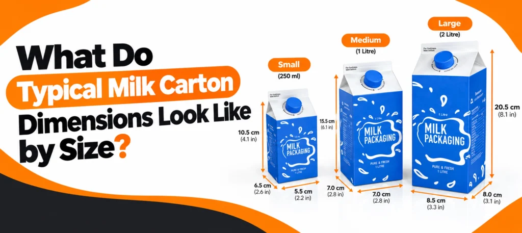 What Do Typical Milk Carton Dimensions Look Like by Size