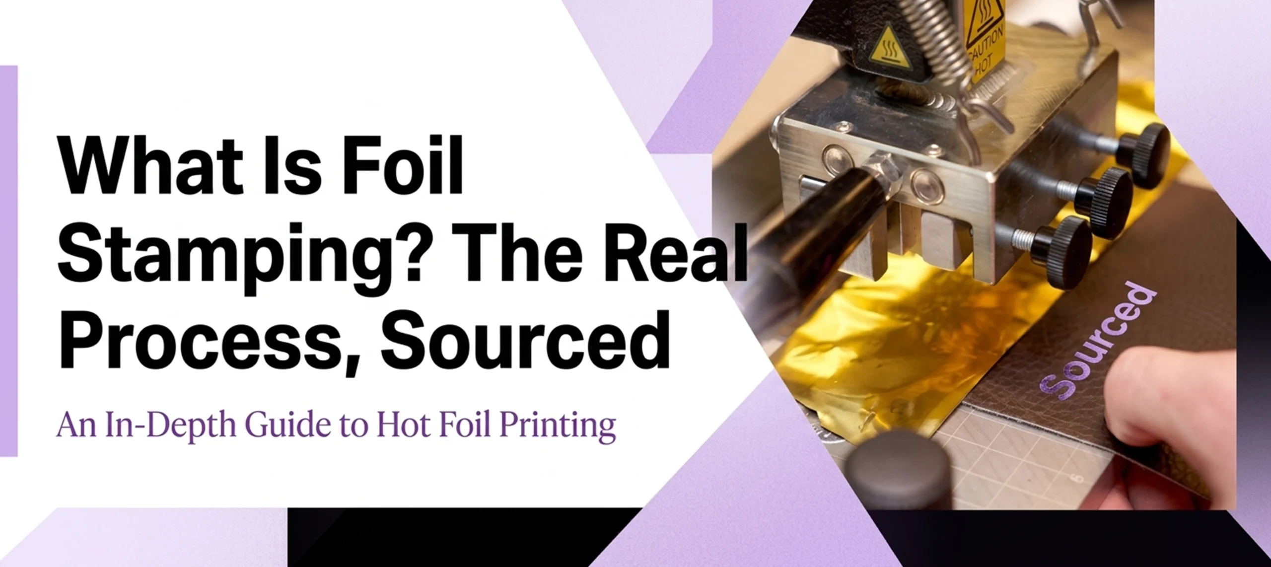 What Is Foil Stamping? The Real Process, Sourced