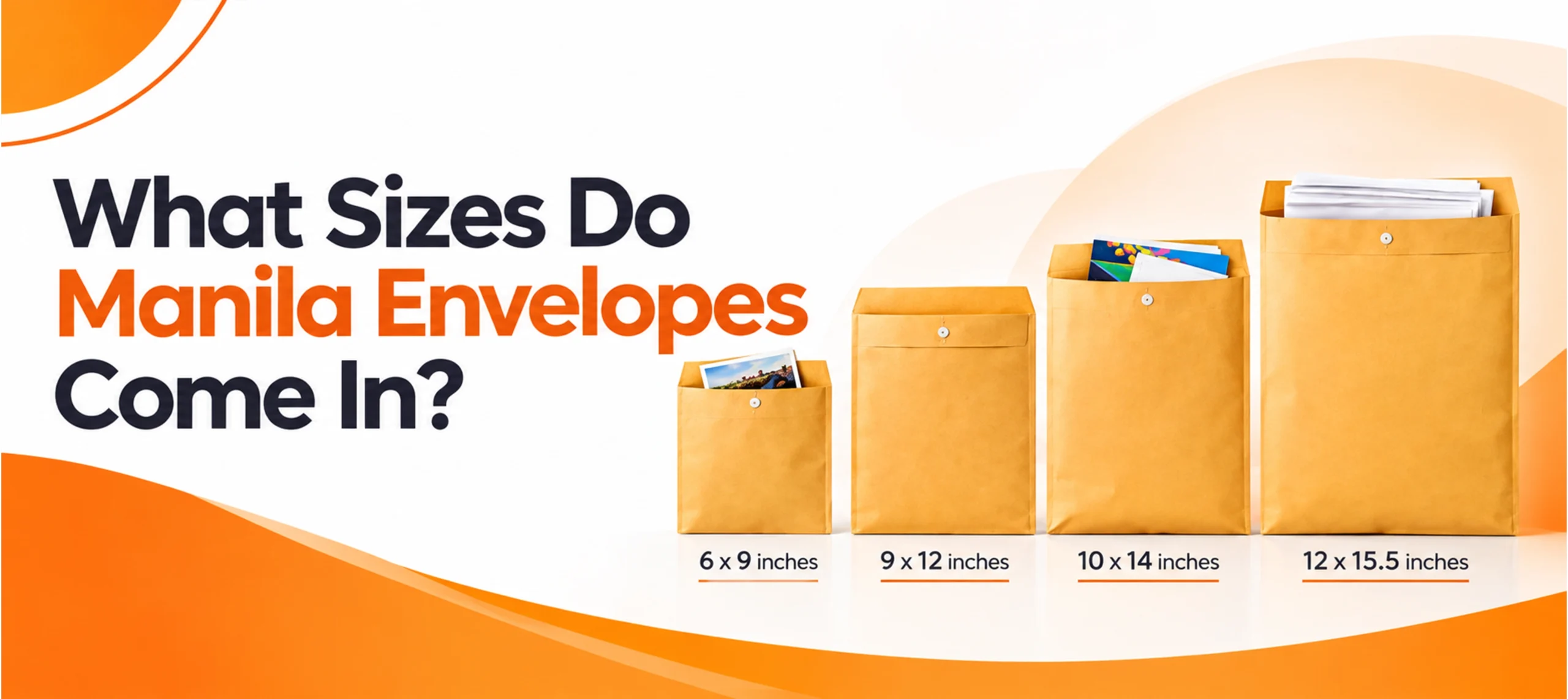 What Sizes Do Manila Envelopes Come In