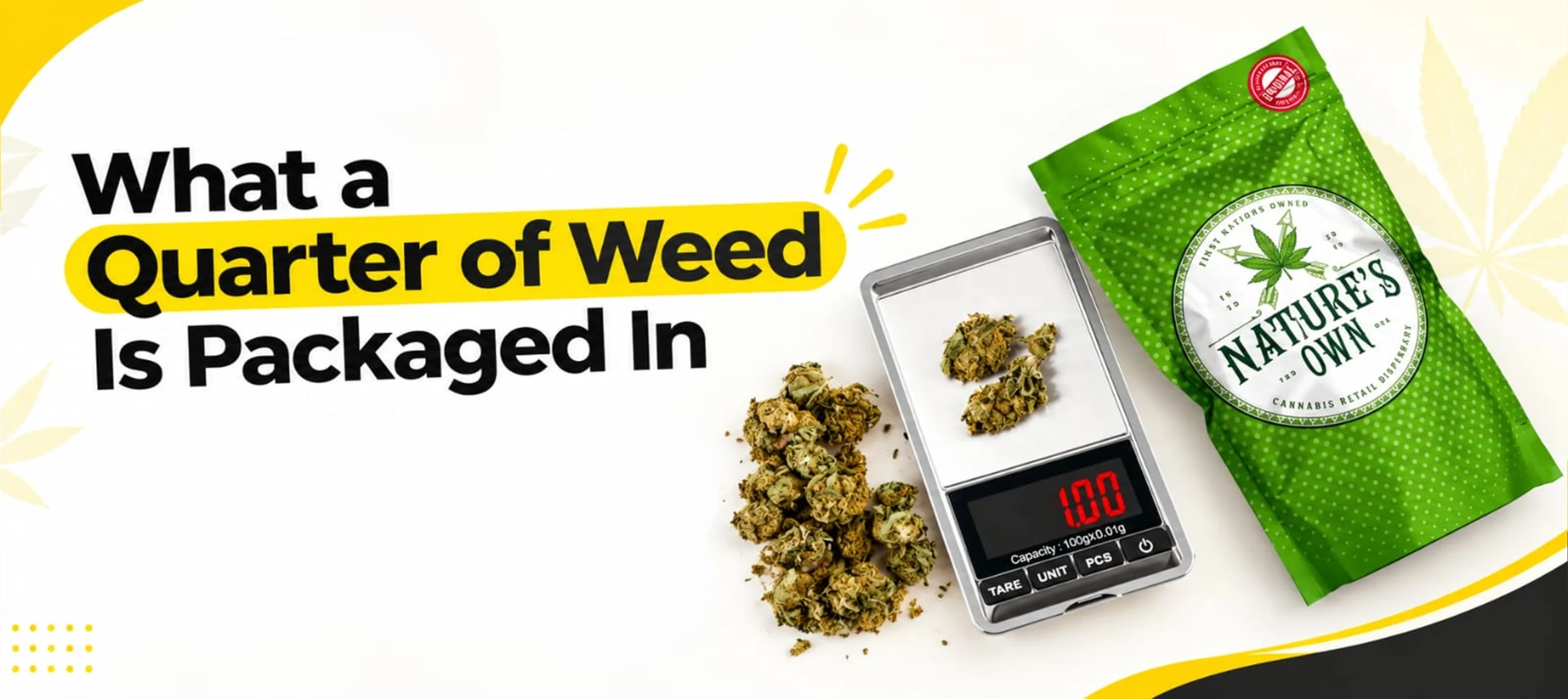 What a Quarter of Weed Is Packaged In