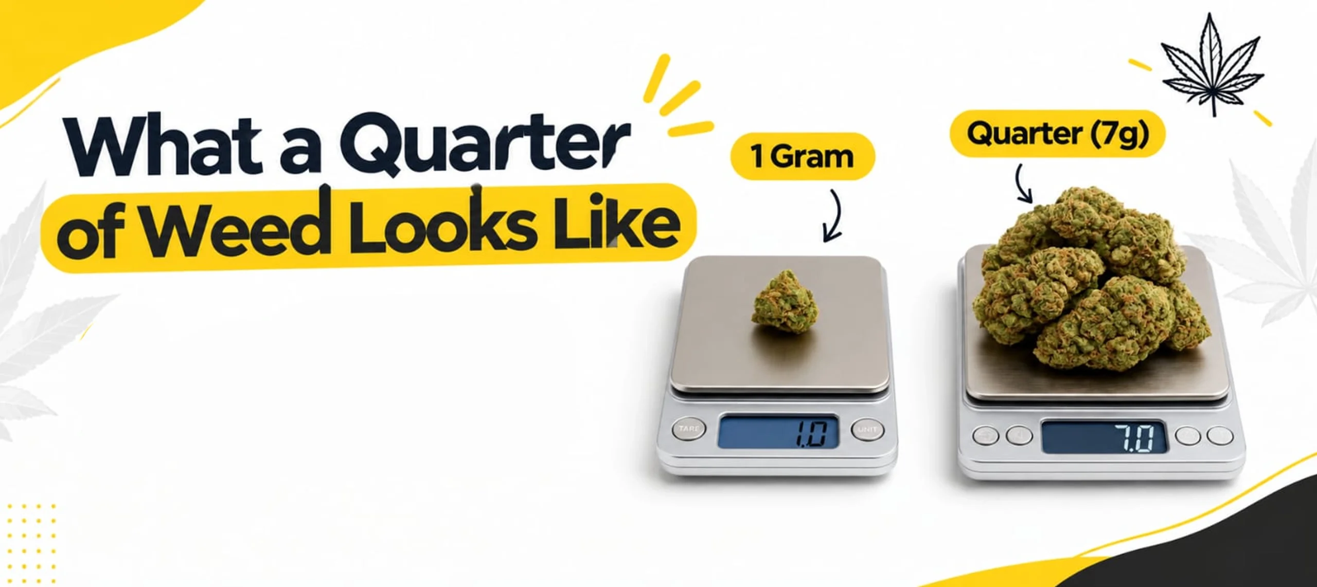 What a Quarter of Weed Looks Like
