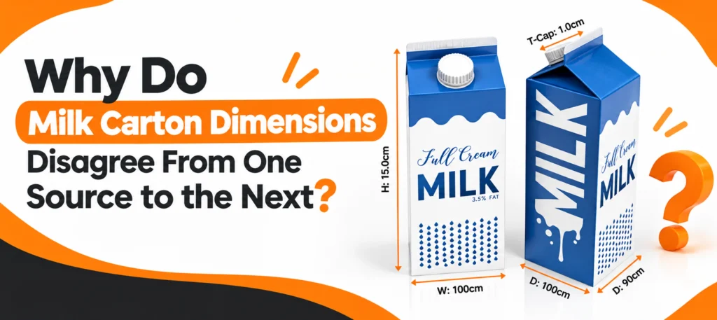 Why Do Milk Carton Dimensions Disagree From One Source to the Next