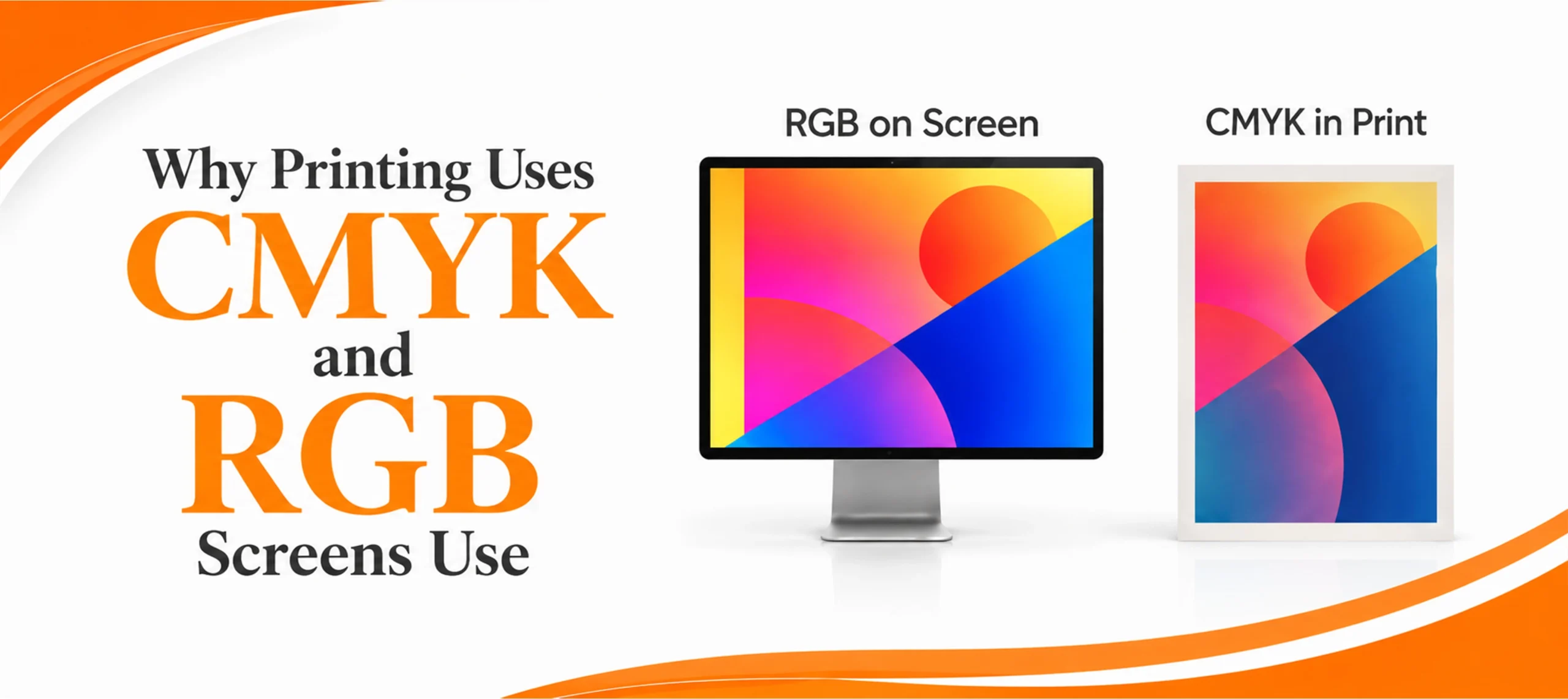Why Printing Uses CMYK and Screens Use RGB