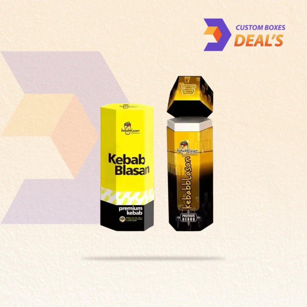 Printed Arabian roll packaging boxes for professional food presentation