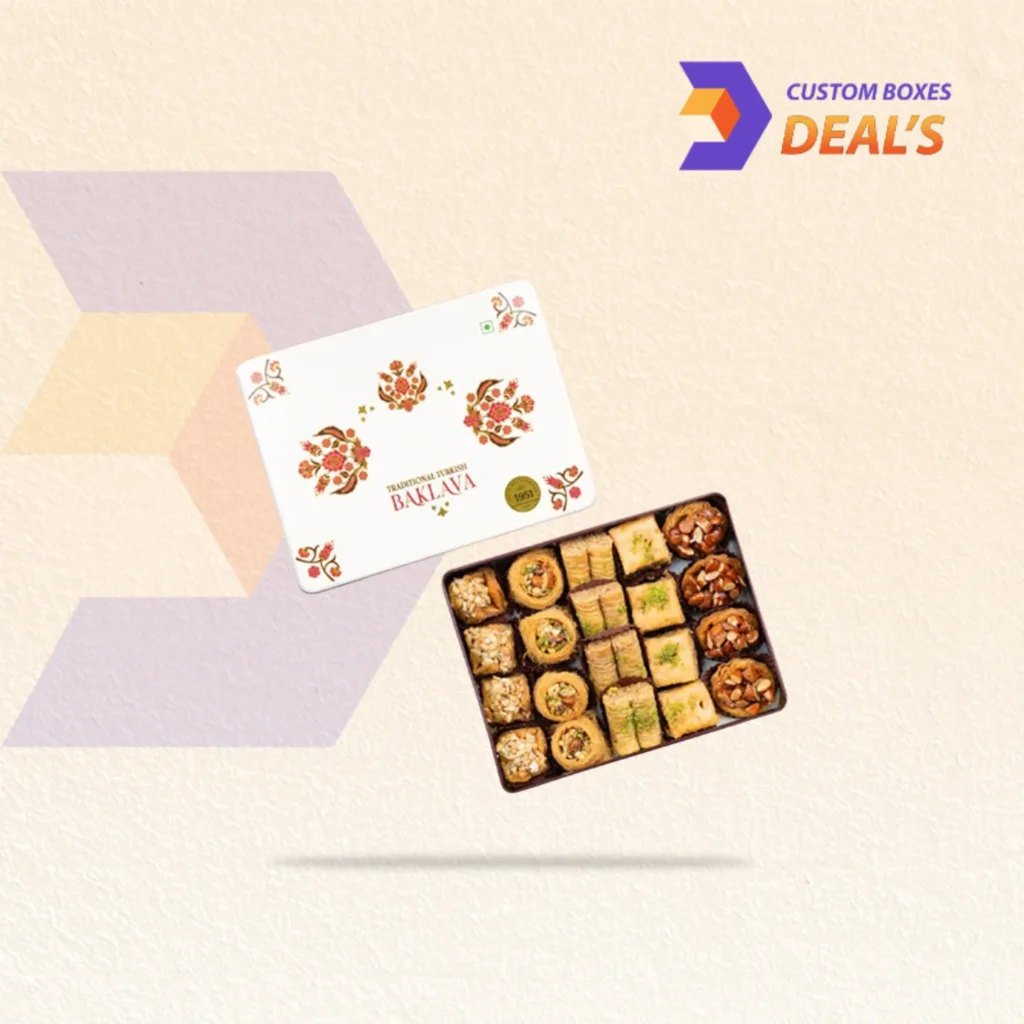 Custom Baklava Boxes for Elegant Dessert Packaging