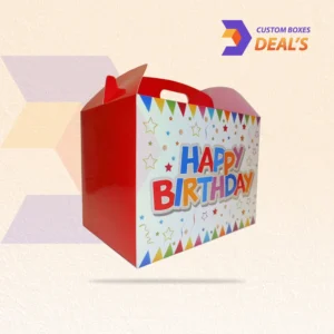 Birthday Gable Boxes for Fun Party Favor Packaging