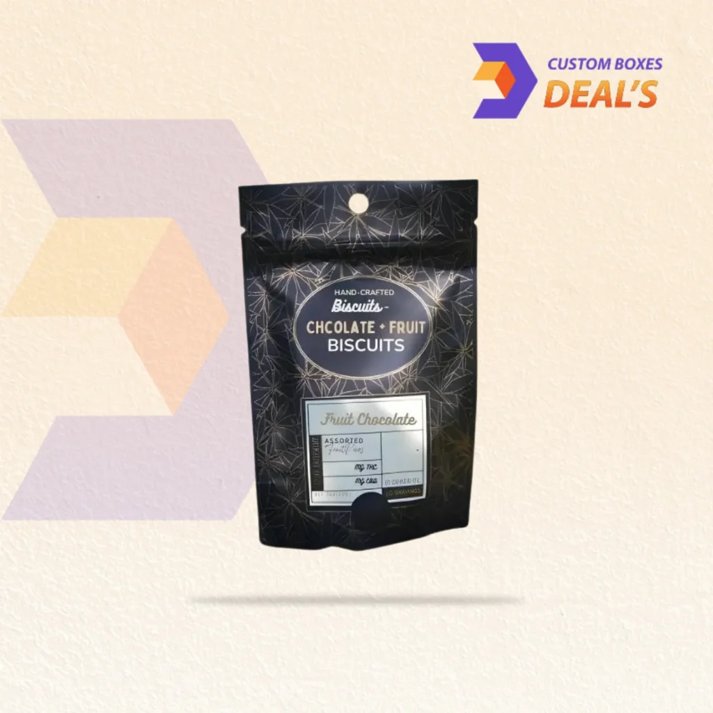 Biscotti Mylar Bags for Fresh Product Packaging