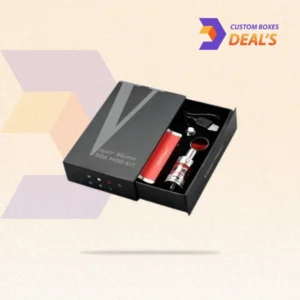 Custom vape cartridge packaging box with printed branding