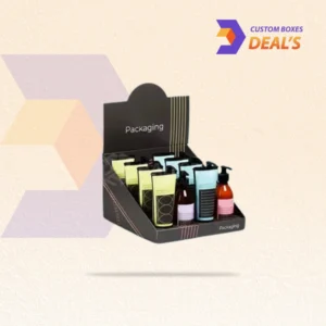 Bottle display boxes designed for attractive product presentation and packaging.