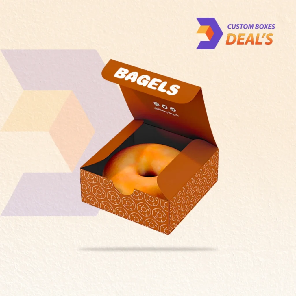 Custom bakery packaging for bagels, breakfast items and gifting