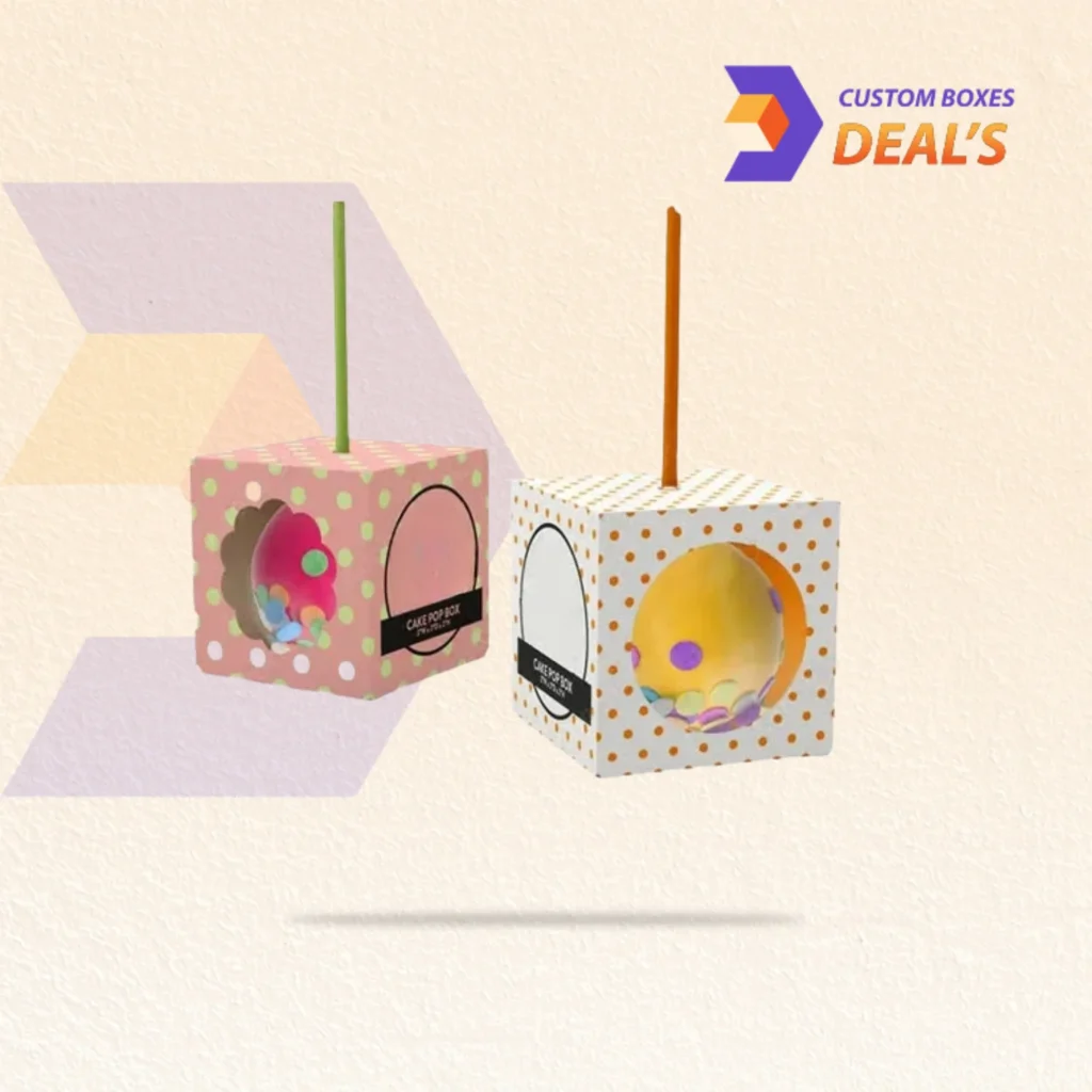 Custom Printed Cake Pop Packaging for Attractive Treat Presentation