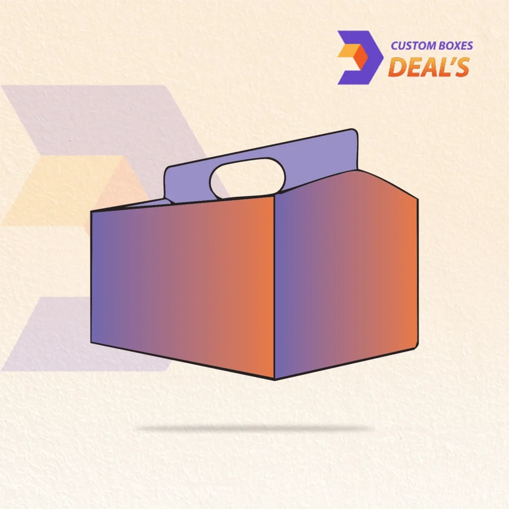 Branded six pack drinks carrier for secure bottle transport