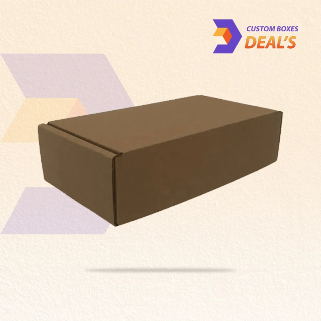 Brown postal boxes for secure product shipping and delivery