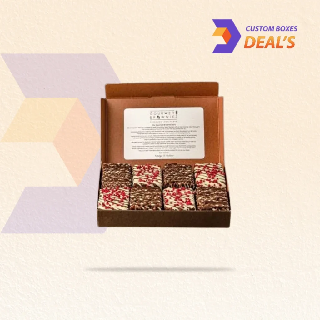 Custom Brownie Boxes for Fresh Bakery Treats