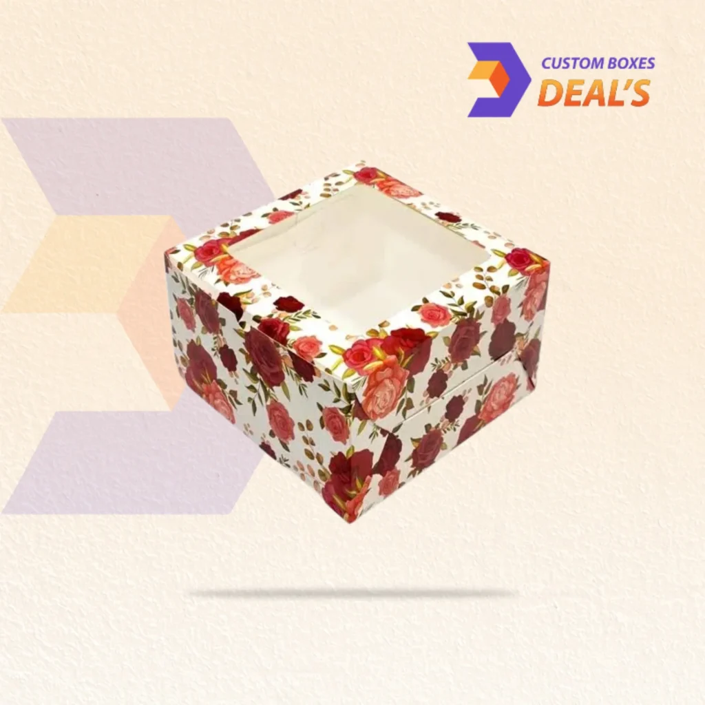 Cake Box with Window for Elegant Dessert Packaging