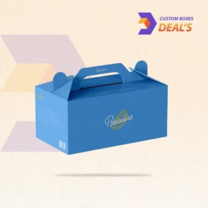 Custom Cake Boxes with Handle for Secure Cake Packaging