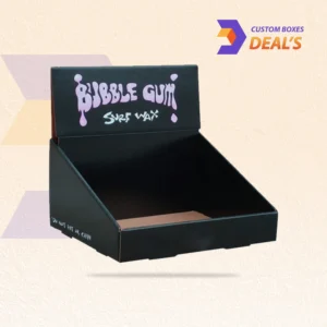 Custom cardboard counter display boxes with printed branding