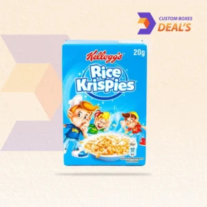Custom cereal cardboard boxes for branded food packaging