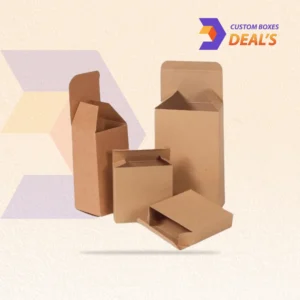 Chipboard mailer boxes for lightweight product packaging and shipping.