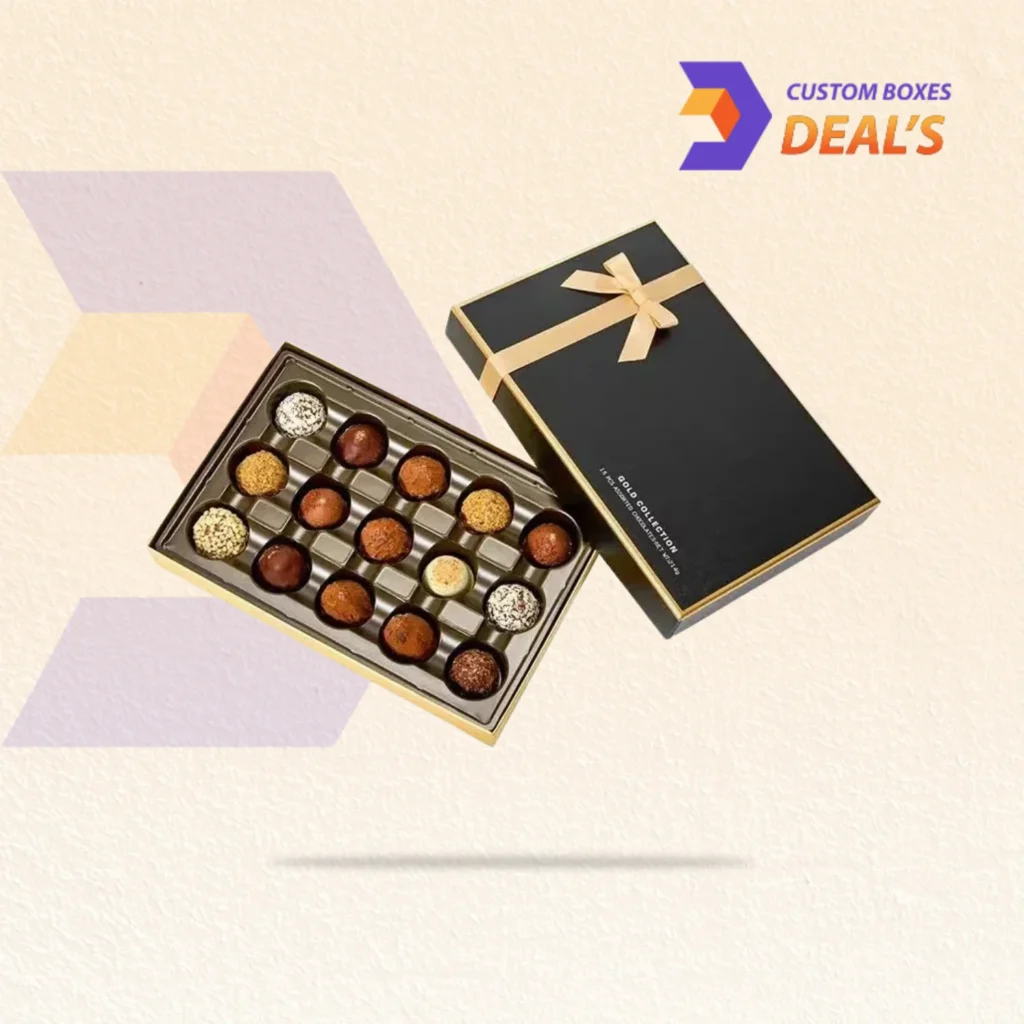 Chocolate box inserts for neat and secure confectionery packaging