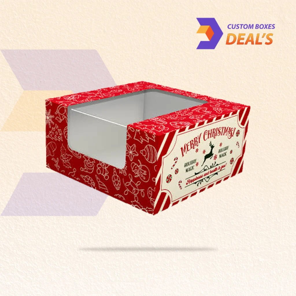Christmas cake boxes for festive cake packaging