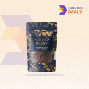 Custom Mylar ziplock bags with printed branding