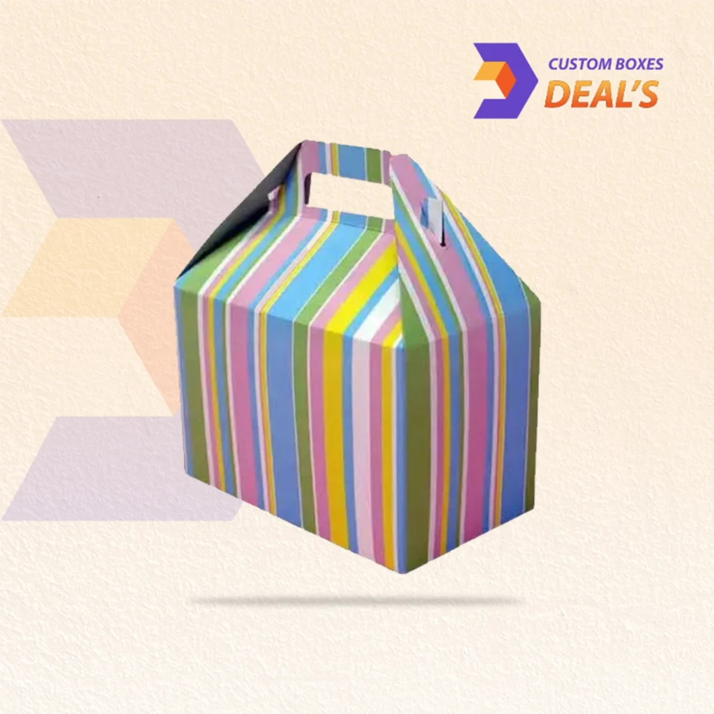 Colored Gable Boxes for Vibrant Product Packaging