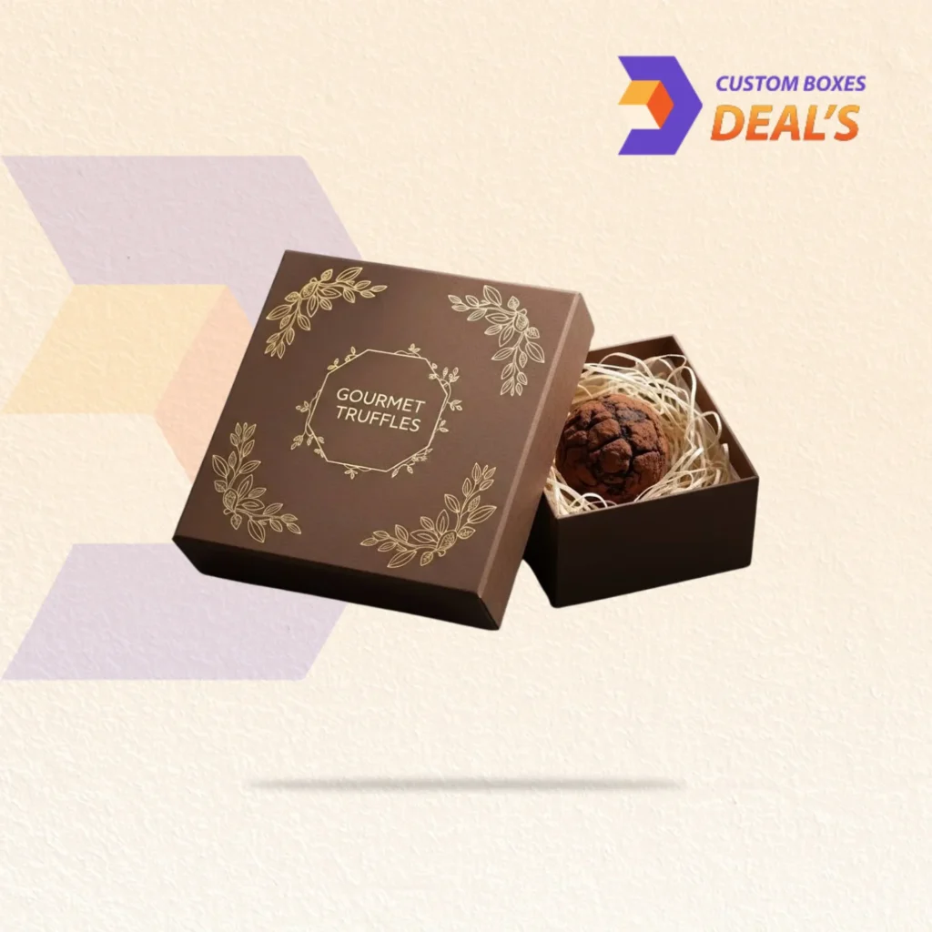 Branded 2 piece truffle boxes for gifting and retail display