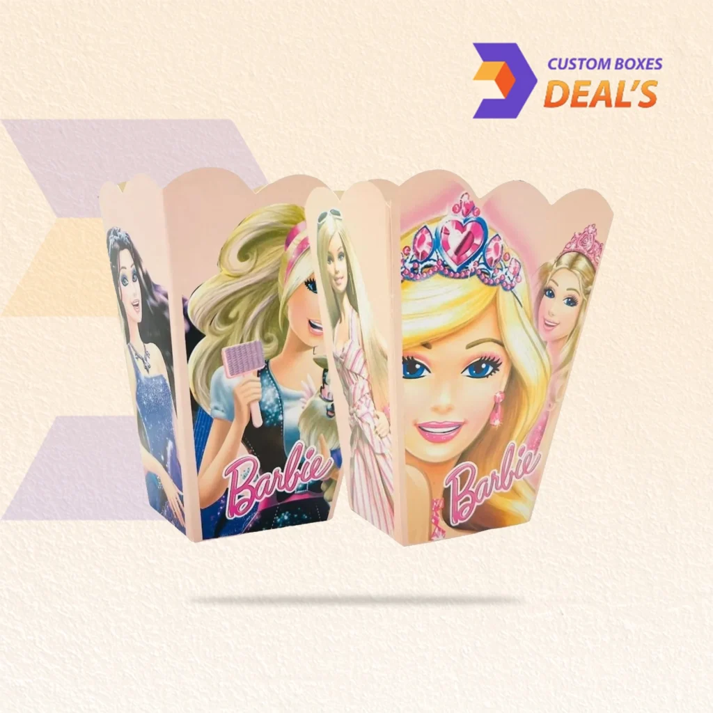 Custom Barbie Popcorn Bucket for Party Snacks