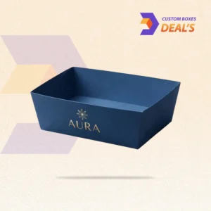 Custom printed product trays for professional brand packaging and display