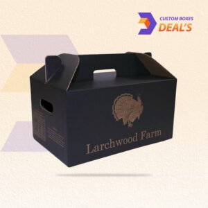 Durable Kraft Cardboard Boxes Featuring Handles