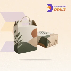 Durable custom handle boxes made for gifts, food items, and professional product presentation