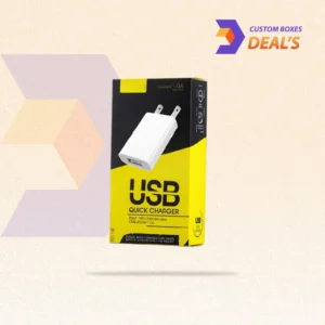 Custom packaging boxes for chargers with protective and stylish box design