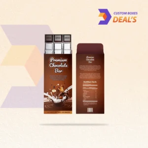 Luxury custom chocolate bar packaging for premium chocolate products and gift ranges
