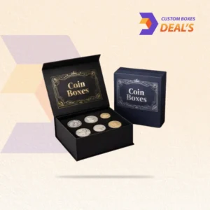Custom coin boxes designed for secure storage, protection, and professional presentation