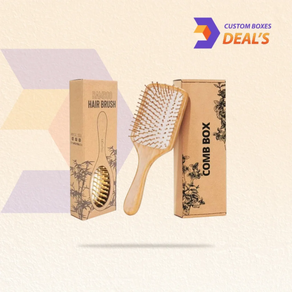 Durable custom packaging for combs made for retail, beauty, and personal care products