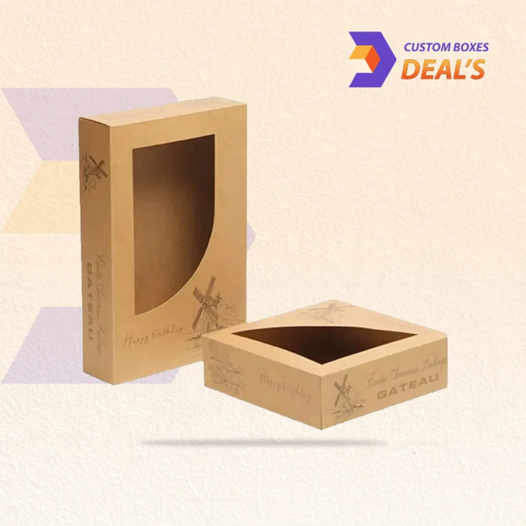 Custom printed die cut boxes with unique shapes and branding