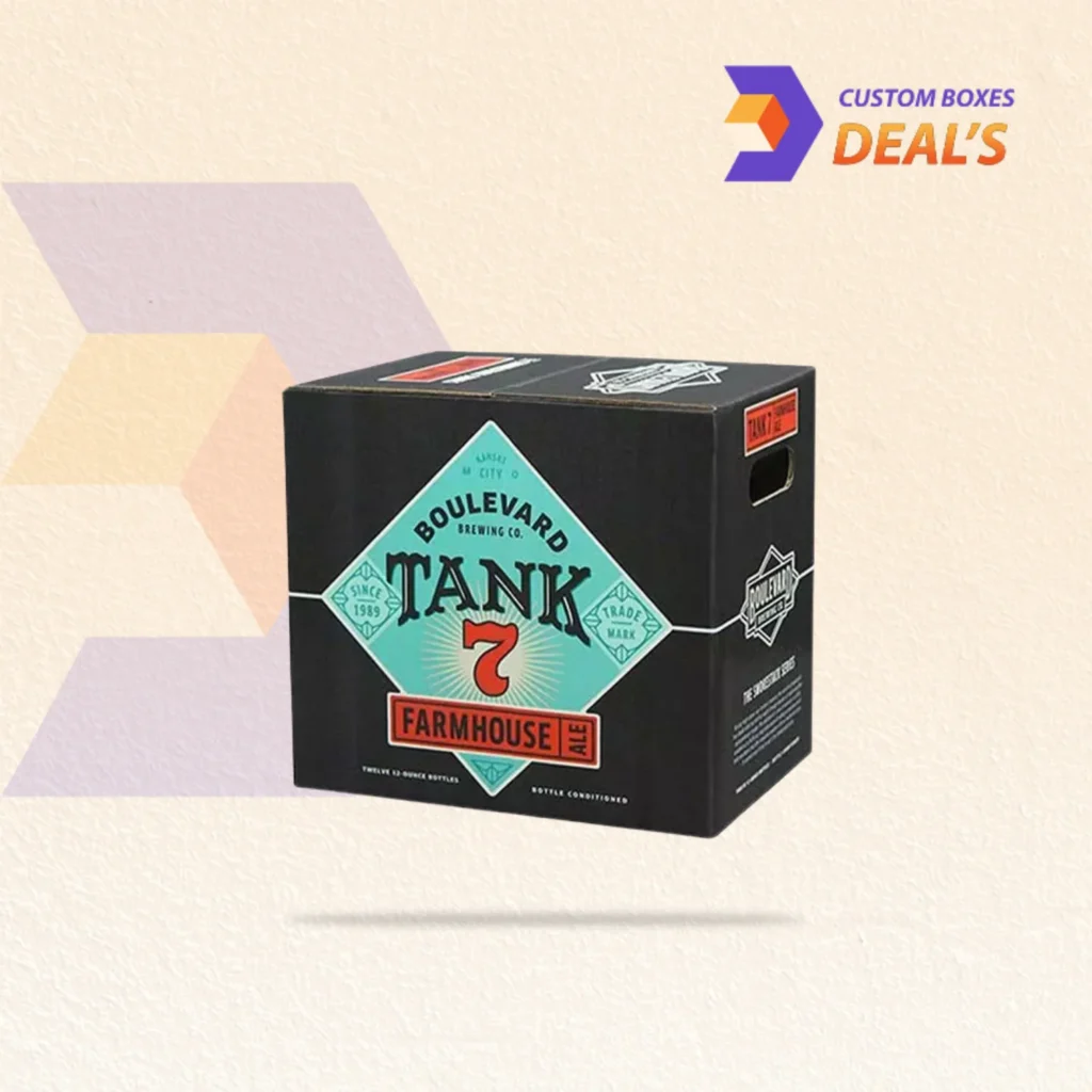 Custom digitally printed boxes for beverage packaging