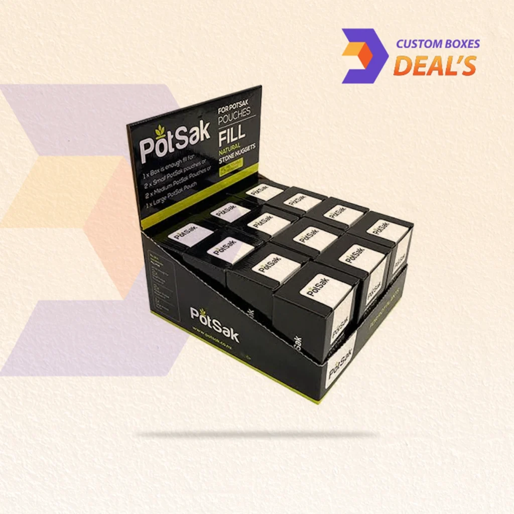Custom display mailer boxes with printed product branding