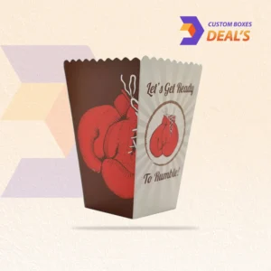 Custom disposable boxes for popcorn packaging