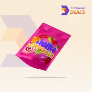 Custom printed Edible Mylar Bags for attractive branding and professional packaging.