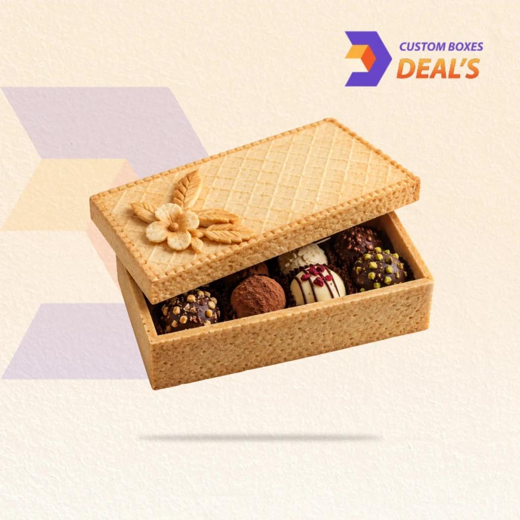 Personalized edible packaging featuring stylish designs for secure food storage and product display