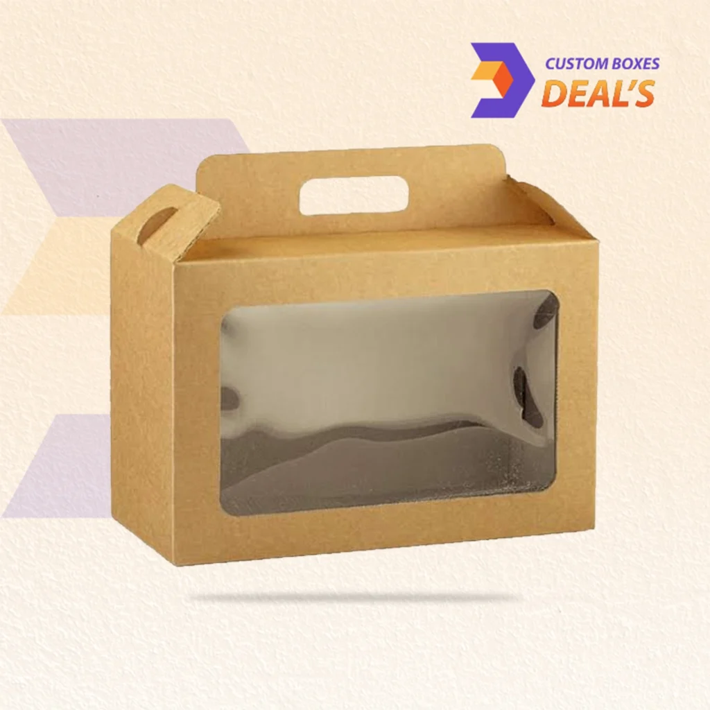 Gable Box with Window for Attractive Product Display