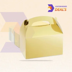 Gold Gable Boxes for Elegant Gift Packaging
