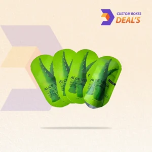 Durable custom green Mylar bags with strong barrier protection features