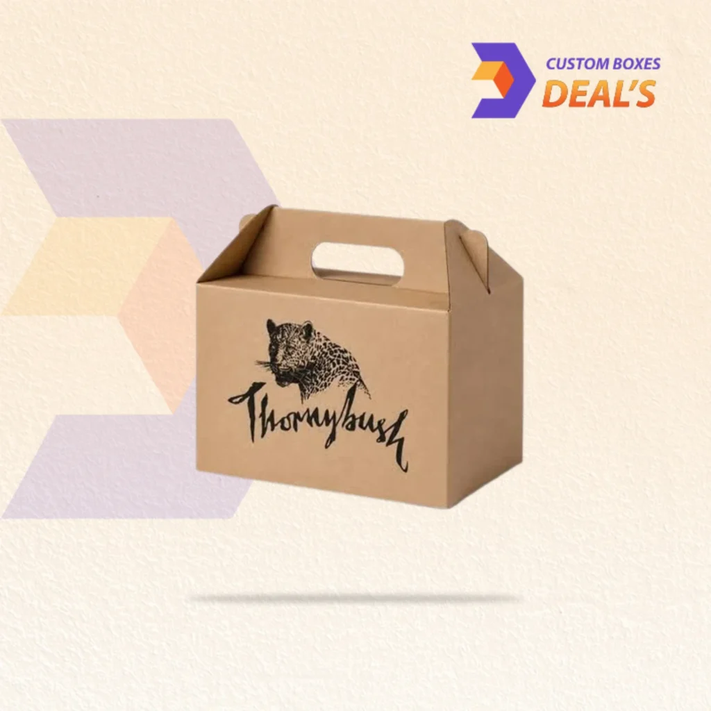 Custom takeout boxes with convenient carrying handles