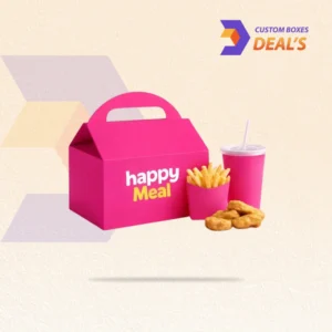 Custom happy meal boxes designed for fun and attractive food packaging