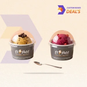 Custom Ice Cream Cups for Branded Dessert Packaging